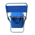 Asiento plegable silla taburete césped al aire libre portátil silla pesquera con coolerbag